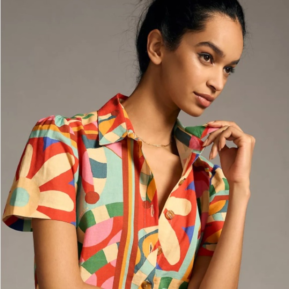 Anthropologie x Farm Rio Top